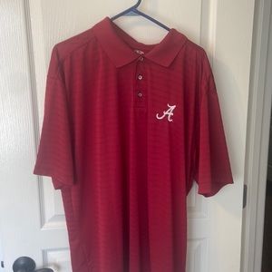 Alabama crimson tide golf shirt. Xl polo Dri fit